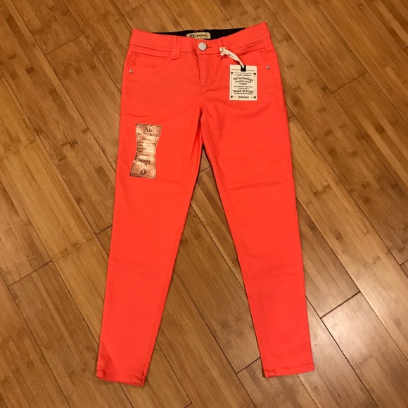 NWT Democracy Ab Technology ankle pants- coral - Picture 2 of 5